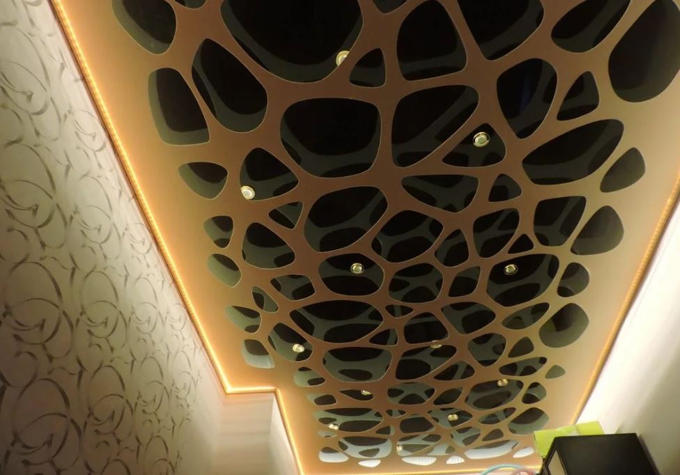 3Д натяжные потолки с установкой